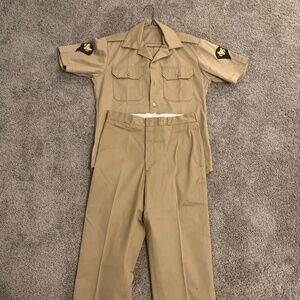 Army tan khaki uniform